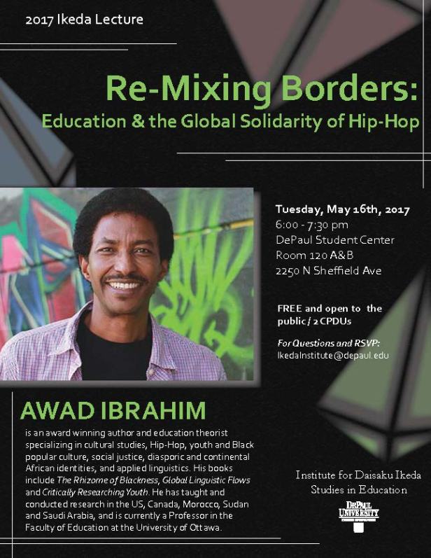 2017 Ikeda Lecture Flyer